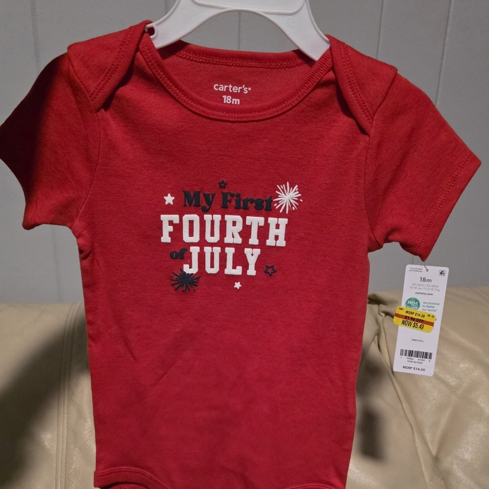 ***(2) 18 Month Onesies- Nike and Carter's***